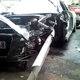 Illustration for article titled Guardrail Skewers Audi R8